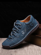 Load image into Gallery viewer, Love God. Store Dress Shoes Blue / EUR38 Men Minimalist Lace up Front Dress Shoes price
