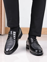 Charger l&#39;image dans la galerie, Love God. Store Dress Shoes Men Embossed Lace up Front Oxford Shoes price
