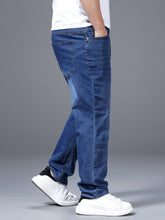 Charger l&#39;image dans la galerie, Love God. Store Men Jeans Larger Size Men Washed Slant Pocket Jeans price
