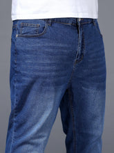 Charger l&#39;image dans la galerie, Love God. Store Men Jeans Larger Size Men Washed Slant Pocket Jeans price
