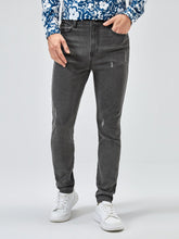 Cargar imagen en el visor de la galería, Love God. Store Men Jeans Men Cat Scratch Skinny Jeans price
