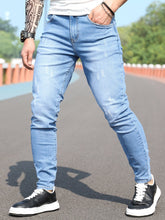 Load image into Gallery viewer, Love God. Store Men Jeans Men Cat Scratch Skinny Jeans price
