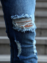 Cargar imagen en el visor de la galería, Love God. Store Men Jeans Men Ripped Detail Straight Leg Jeans price
