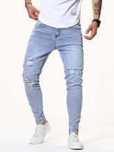 Charger l&#39;image dans la galerie, Love God. Store Men Jeans Men Ripped Solid Jeans price
