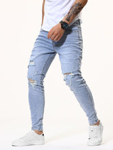 Charger l&#39;image dans la galerie, Love God. Store Men Jeans Men Ripped Solid Jeans price
