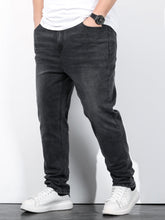 Charger l&#39;image dans la galerie, Love God. Store Men Jeans Plus Sizes Men Slant Pocket Tapered Jeans price
