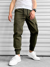 Charger l&#39;image dans la galerie, Love God. Store Men Pants Army Green / S Men Drawstring Waist Cargo Pants price
