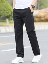 Charger l&#39;image dans la galerie, Love God. Store Men Pants Black / S Men Solid Straight Leg Pants price
