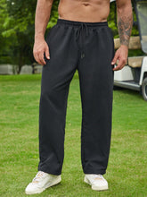 Lade das Bild in den Galerie-Viewer, Love God. Store Men Pants Larger Size Men Solid Slant Pocket Pants price
