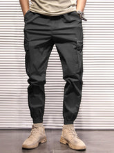 Charger l&#39;image dans la galerie, Love God. Store Men Pants Men Drawstring Waist Cargo Pants price
