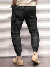 Charger l&#39;image dans la galerie, Love God. Store Men Pants Men Drawstring Waist Cargo Pants price
