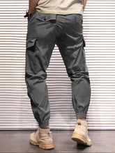 Charger l&#39;image dans la galerie, Love God. Store Men Pants Men Drawstring Waist Cargo Pants price
