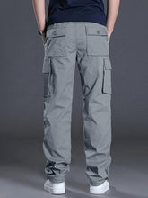 Charger l&#39;image dans la galerie, Love God. Store Men Pants Men Flap Pocket Drawstring Hem Cargo Pants price
