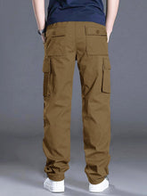 Charger l&#39;image dans la galerie, Love God. Store Men Pants Men Flap Pocket Drawstring Hem Cargo Pants price
