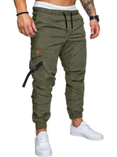 Charger l&#39;image dans la galerie, Love God. Store Men Pants Men Patch Detail Flap Pocket Buckle Cargo Pants price
