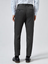 Charger l&#39;image dans la galerie, Love God. Store Men Suit Pants Men Pinstriped Print Tailored Pants price
