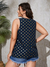 Charger l&#39;image dans la galerie, Love God. Store Plus Size Blouses Plus Gold Dot Print Quarter Zip Ruched Blouse price
