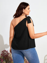 Charger l&#39;image dans la galerie, Love God. Store Plus Size Blouses Plus Solid One Shoulder Blouse price
