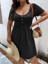 Charger l&#39;image dans la galerie, Love God. Store Plus Size Dresses Plus Button Front Dress price
