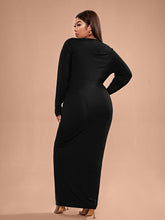 Charger l&#39;image dans la galerie, Love God. Store Plus Size Dresses Plus Solid Zipper Maxi Bodycon Dress price
