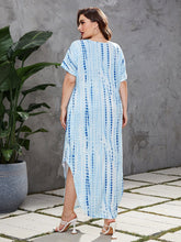 Charger l&#39;image dans la galerie, Love God. Store Plus Size Dresses Plus Tie Dye Hidden Pocket Batwing Sleeve Dress price
