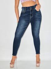 Lade das Bild in den Galerie-Viewer, Love God. Store Plus Size Jeans Plus High Waist Bleach Wash Skinny Jeans price
