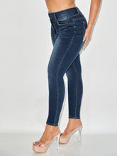 Lade das Bild in den Galerie-Viewer, Love God. Store Plus Size Jeans Plus High Waist Bleach Wash Skinny Jeans price
