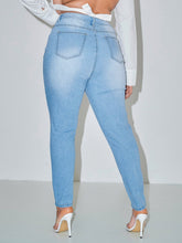 Load image into Gallery viewer, Love God. Store Plus Size Jeans SXY Plus Curvy High Waist Ripped Skinny Jeans price
