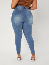 Load image into Gallery viewer, Love God. Store Plus Size Jeans SXY Plus High Waist Ripped Frayed Skinny Jeans price
