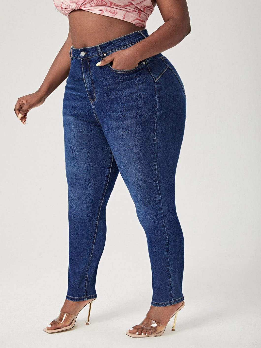 Love God. Store Plus Size Jeans SXY Plus Slant Pocket Skinny Jeans price