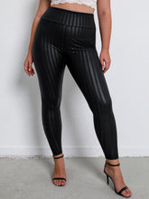 Load image into Gallery viewer, Love God. Store Plus Size Leggings Large Wide Band Waist PU Leather Leggings price
