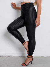 Load image into Gallery viewer, Love God. Store Plus Size Leggings Large Wide Band Waist PU Leather Leggings price
