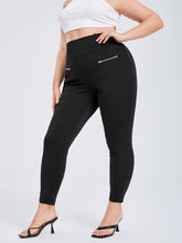 Load image into Gallery viewer, Love God. Store Plus Size Leggings Large Zip Detail Leggings price
