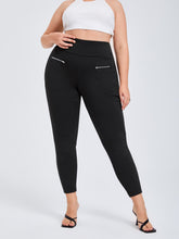 Load image into Gallery viewer, Love God. Store Plus Size Leggings Large Zip Detail Leggings price
