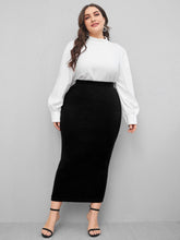 Charger l&#39;image dans la galerie, Love God. Store Plus Size Skirts Large Solid High Waist Skirt price
