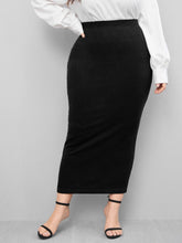 Charger l&#39;image dans la galerie, Love God. Store Plus Size Skirts Large Solid High Waist Skirt price
