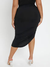 Charger l&#39;image dans la galerie, Love God. Store Plus Size Skirts Large SXY Ruched Drawstring Detail Skirt price
