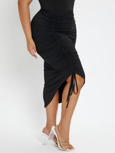 Charger l&#39;image dans la galerie, Love God. Store Plus Size Skirts Large SXY Ruched Drawstring Detail Skirt price
