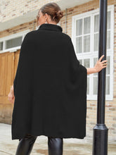 Lade das Bild in den Galerie-Viewer, Love God. Store Plus Size Sweaters one-size Plus High Neck Poncho Sweater price
