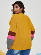 Lade das Bild in den Galerie-Viewer, Love God. Store Plus Size Sweaters Plus Striped Drop Shoulder Sweater price
