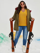 Lade das Bild in den Galerie-Viewer, Love God. Store Plus Size Sweaters Plus Striped Drop Shoulder Sweater price
