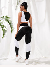 Charger l&#39;image dans la galerie, Love God. Store Women Active Sets Two Tone Wide Waistband Sports Set price
