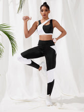 Charger l&#39;image dans la galerie, Love God. Store Women Active Sets Two Tone Wide Waistband Sports Set price
