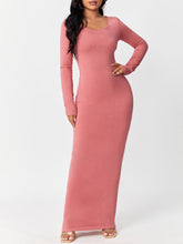 Load image into Gallery viewer, Love God. Store Women Dresses Dusty Pink / XS SXY Solid Maxi Bodycon Dress price
