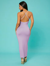 Load image into Gallery viewer, Love God. Store Women Dresses SXY Solid Criss cross Backless Bodycon Dress price
