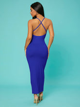 Load image into Gallery viewer, Love God. Store Women Dresses SXY Solid Criss cross Backless Bodycon Dress price
