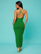 Load image into Gallery viewer, Love God. Store Women Dresses SXY Solid Criss cross Backless Bodycon Dress price
