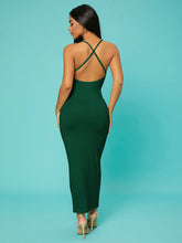 Load image into Gallery viewer, Love God. Store Women Dresses SXY Solid Criss cross Backless Bodycon Dress price
