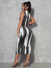 Load image into Gallery viewer, Love God. Store Women Dresses SXY Tie Dye Sleeveless Bodycon Dress price
