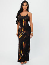 Load image into Gallery viewer, Love God. Store Women Dresses SXY Tie Dye Split Hem Cami Dress price
